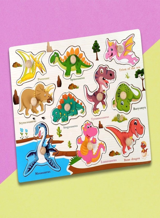 Wudly Wooden Puzzles Toddler Toys Gifts for 1 2 3 Year Old Boys Girls, Montessori Toys Learning Educational Christmas Birthday Gifts for Girls Boys Ages 1-3 |CR-KP1007 - Image 1